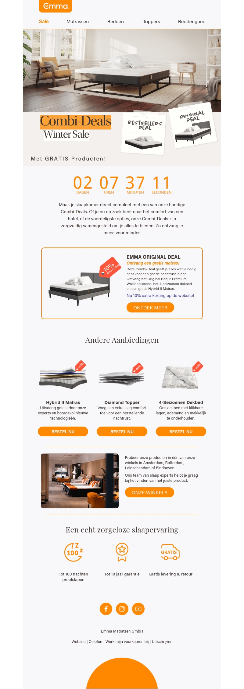 Maak je slaapkamer compleet met een Combi-Deal! Maak je slaapkamer compleet met een Combi-Deal!