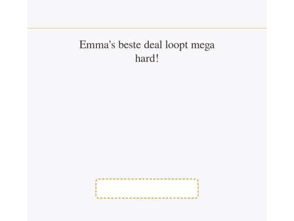 🚨Emma's hoogste korting ooit🚨