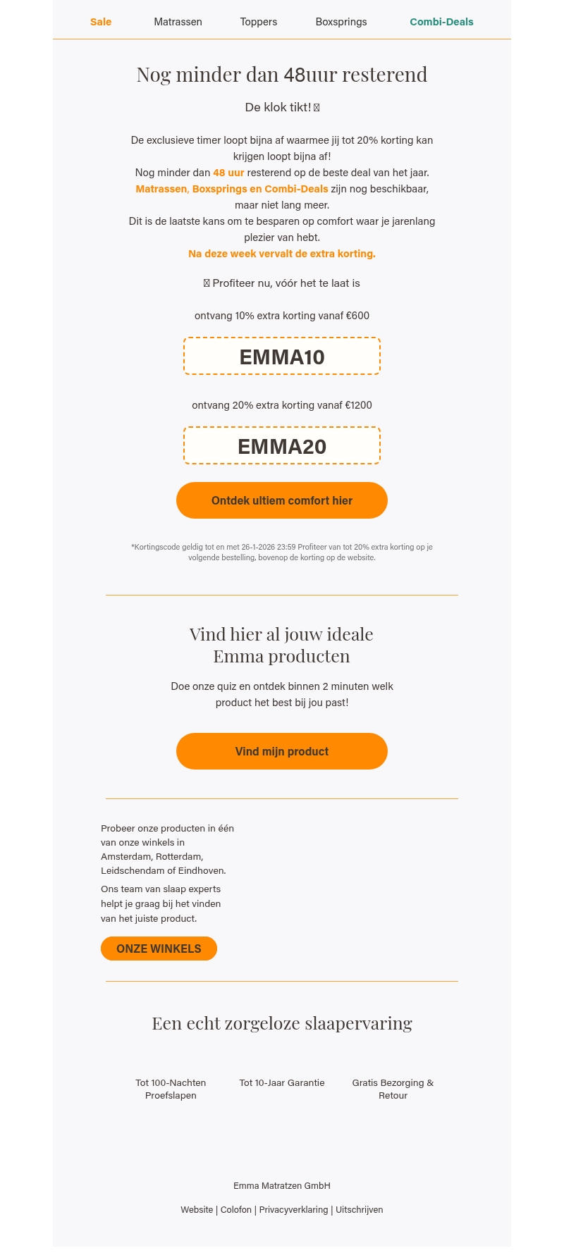 ⏰Minder dan 48 uur voor 20% extra korting⏰ ⏰Minder dan 48 uur voor 20% extra korting⏰