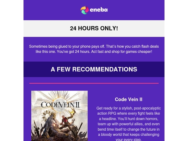 You've got 24 hours! ⏳