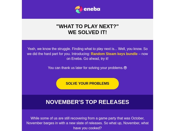 We solved the gamers' problem! 💪