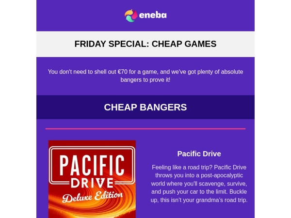 Whacha playin' this Friday?