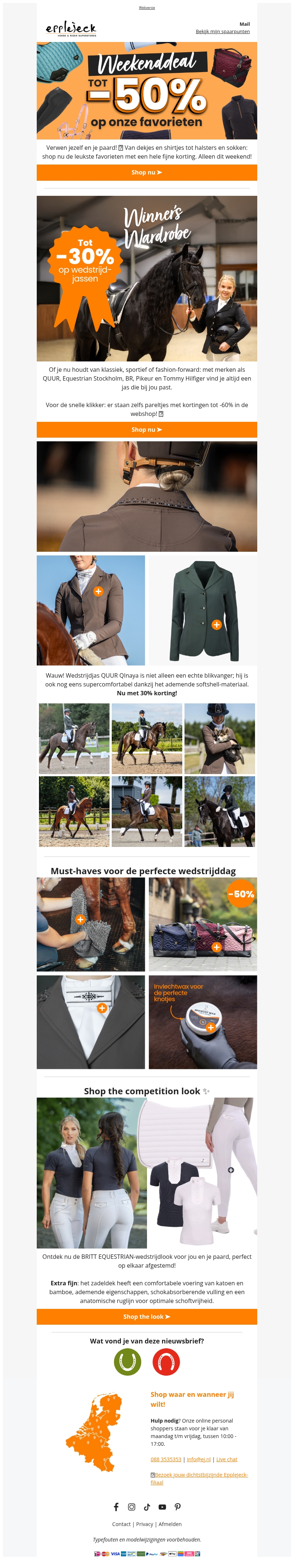 ๐ WEEKENDDEAL! Tot -50% op onze favorieten ๐ WEEKENDDEAL! Tot -50% op onze favorieten