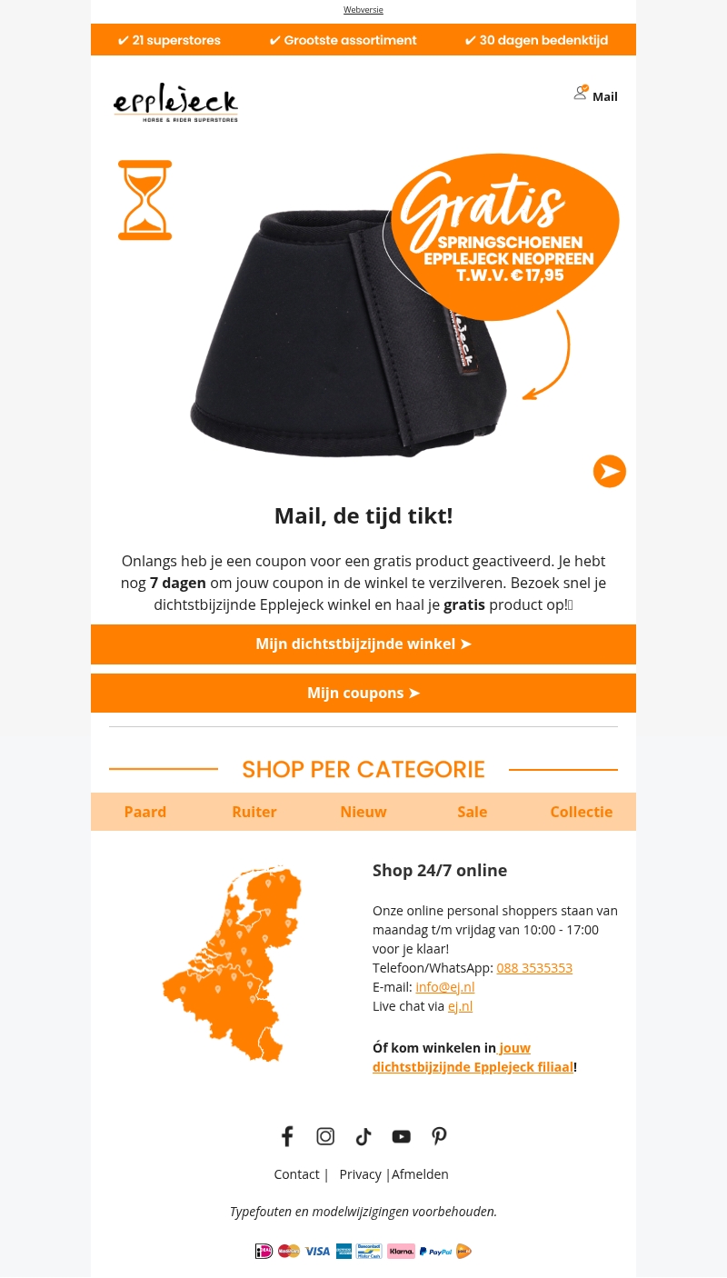 ⌛ Let op Mail: jouw coupon vervalt bijna! ⌛ Let op Mail: jouw coupon vervalt bijna!