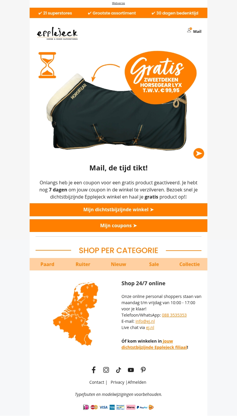 β Let op Mail: jouw coupon vervalt bijna! β Let op Mail: jouw coupon vervalt bijna!