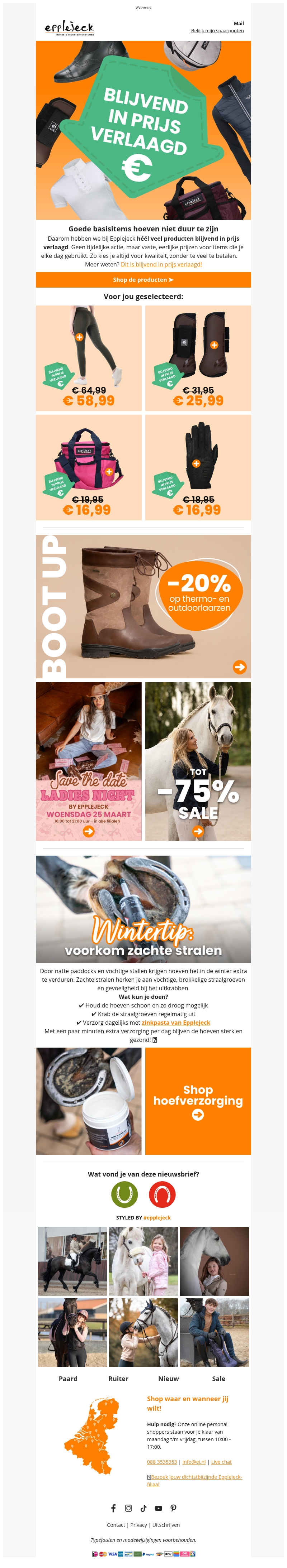 Héél veel items blijvend in prijs verlaagd Héél veel items blijvend in prijs verlaagd