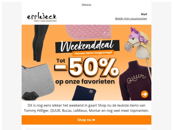 🐎 Mail, 50+ nieuwe dekens in de sale!