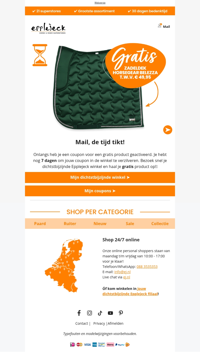 ⌛ Let op Mail: jouw coupon vervalt bijna! ⌛ Let op Mail: jouw coupon vervalt bijna!