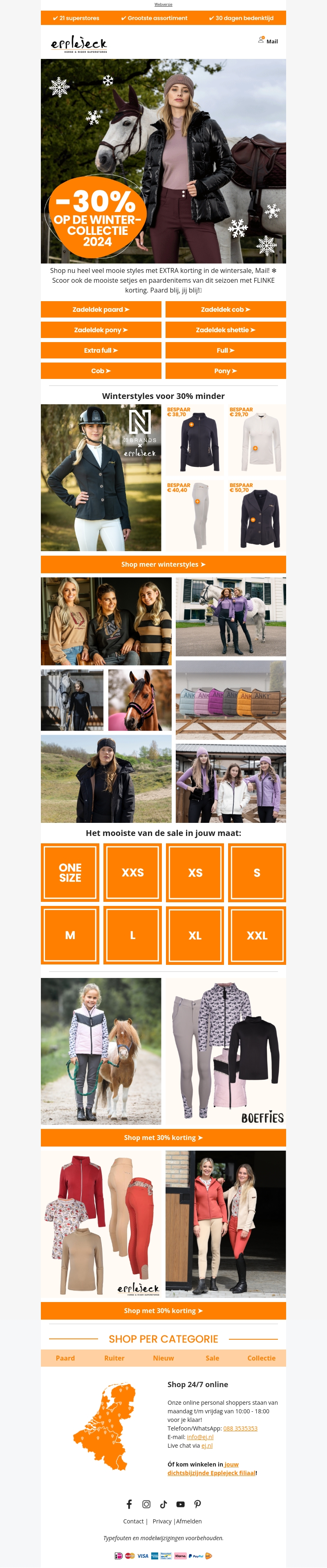 Nu EXTRA korting in de wintersale! π± Nu EXTRA korting in de wintersale! π±