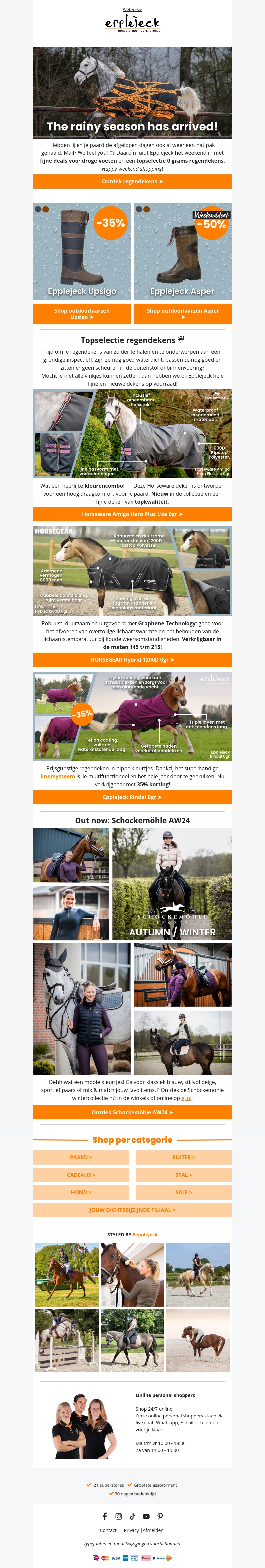 Knal het weekend in met deals voor droge voeten, Mail... Knal het weekend in met deals voor droge voeten, Mail...