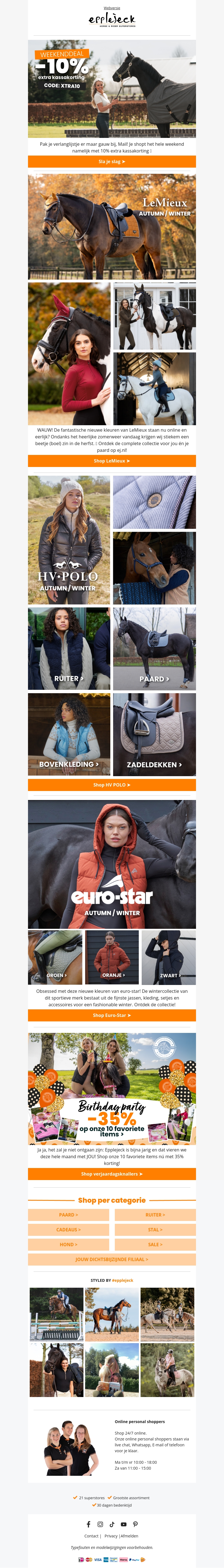 Shop dit weekend met 10% extra kassakorting, Mail! Shop dit weekend met 10% extra kassakorting, Mail!