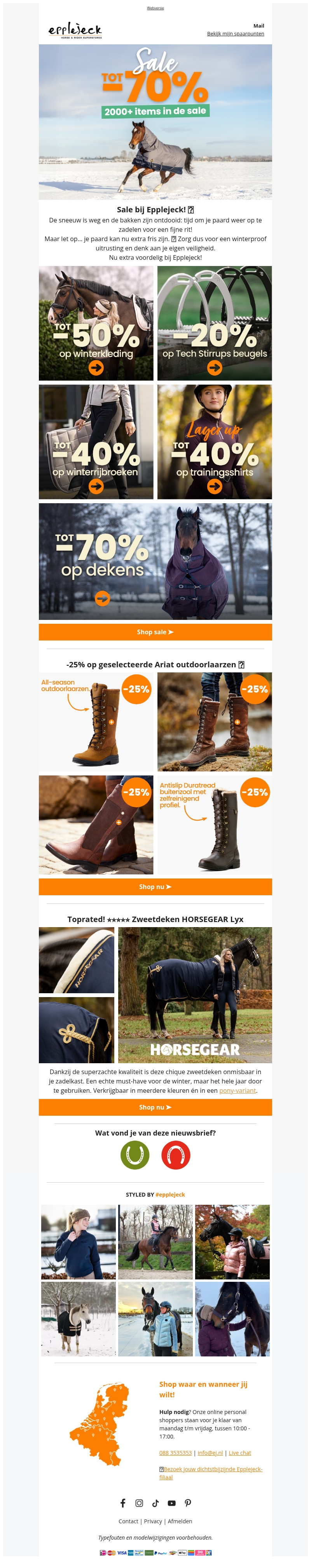 ๐ 2000+ sale items voor paard & ruiter ๐ 2000+ sale items voor paard & ruiter