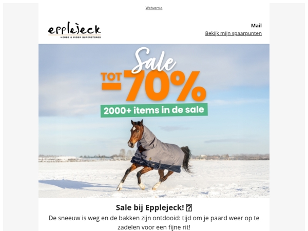 🐎 2000+ sale items voor paard & ruiter