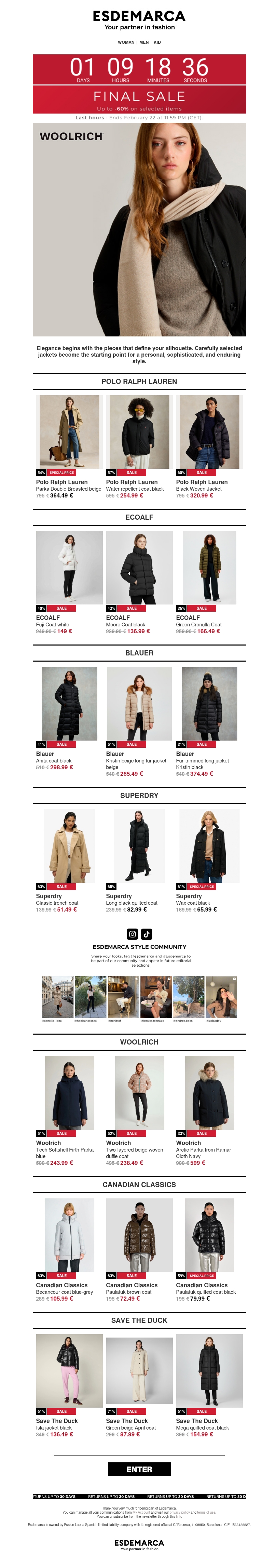 Discover jackets in the Final Sale Discover jackets in the Final Sale