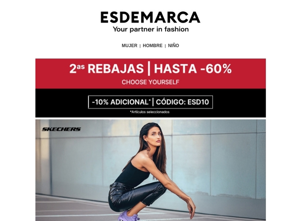 Tus Skechers favoritas en 2as Rebajas: comodidad con hasta -60% 🔝