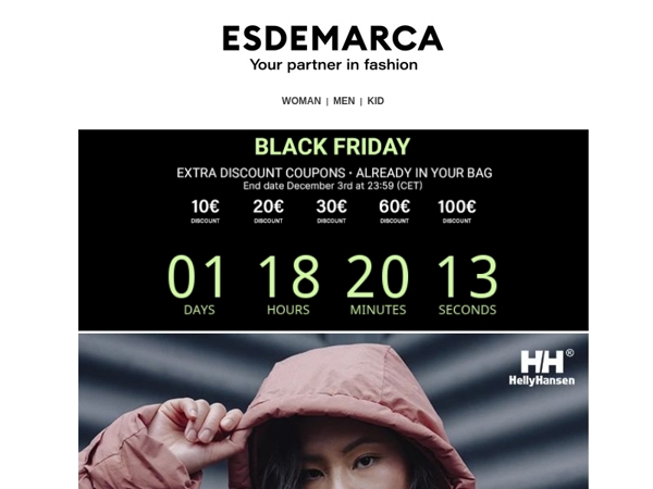 Last days to get your jacket with up to 100€ additional discount