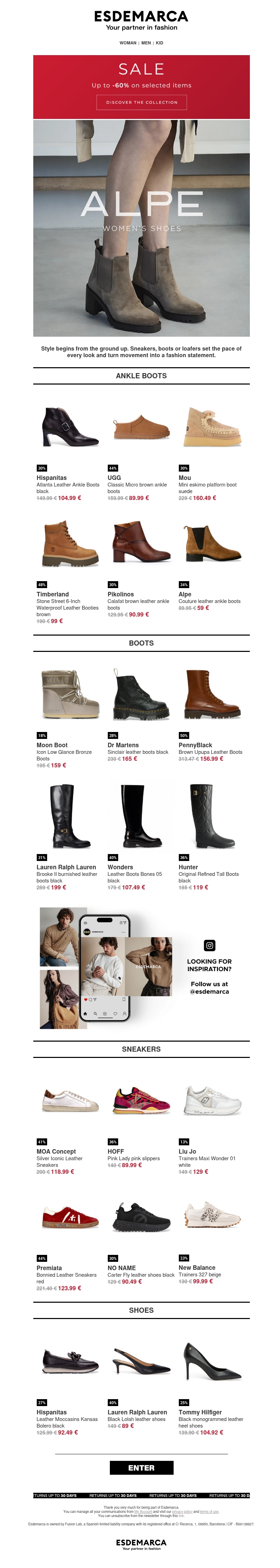 Footwear designed for every moment Footwear designed for every moment