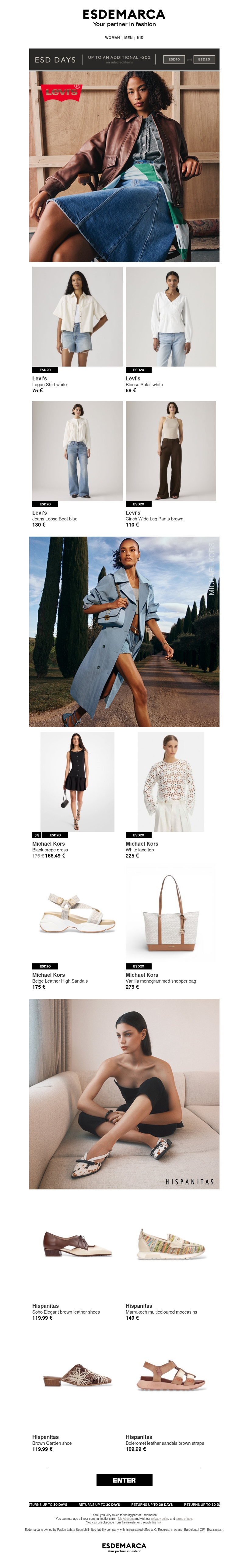 Three brands, a selection curated for this season Three brands, a selection curated for this season