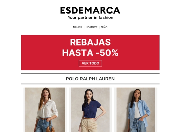 Elegancia en Rebajas: Polo Ralph Lauren, Michael Kors, BA&SH y Lauren Ralph Lauren te esperan 💎