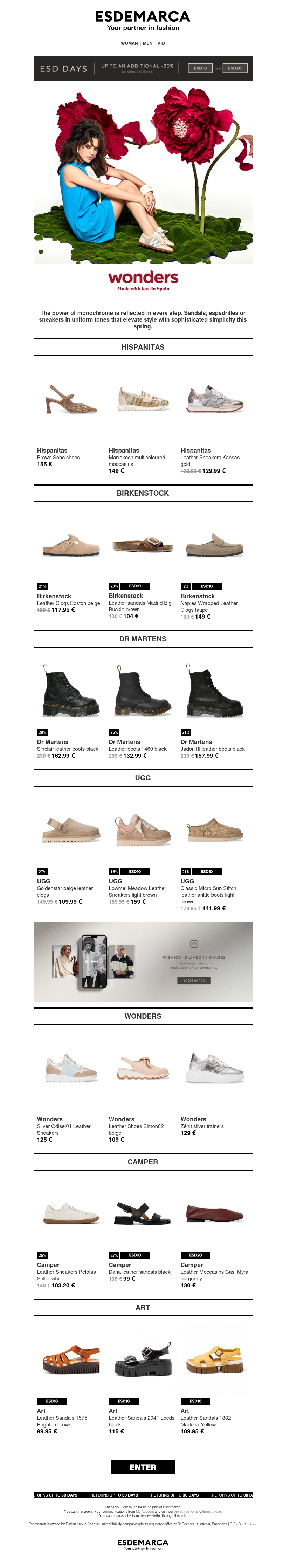 Your selection of footwear brands Your selection of footwear brands
