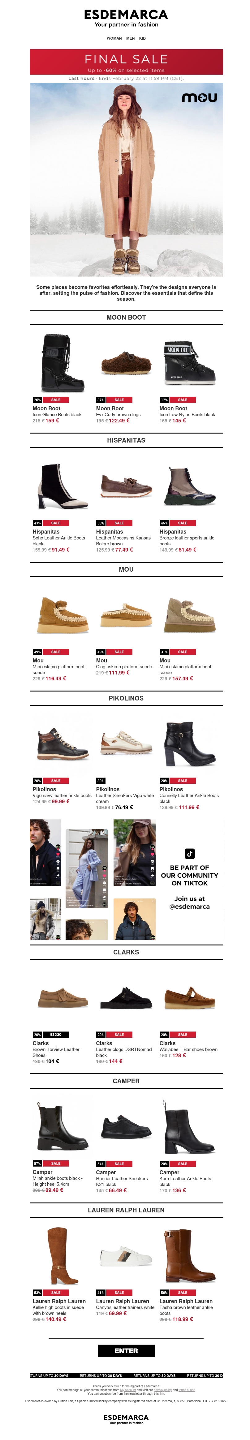 Final Sale | Discover your favorite footwear Final Sale | Discover your favorite footwear