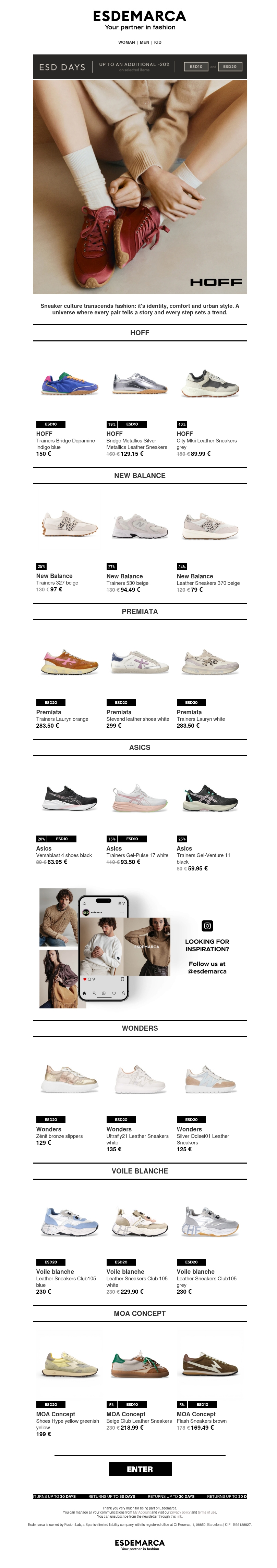 ESD Days: your sneaker selection ESD Days: your sneaker selection