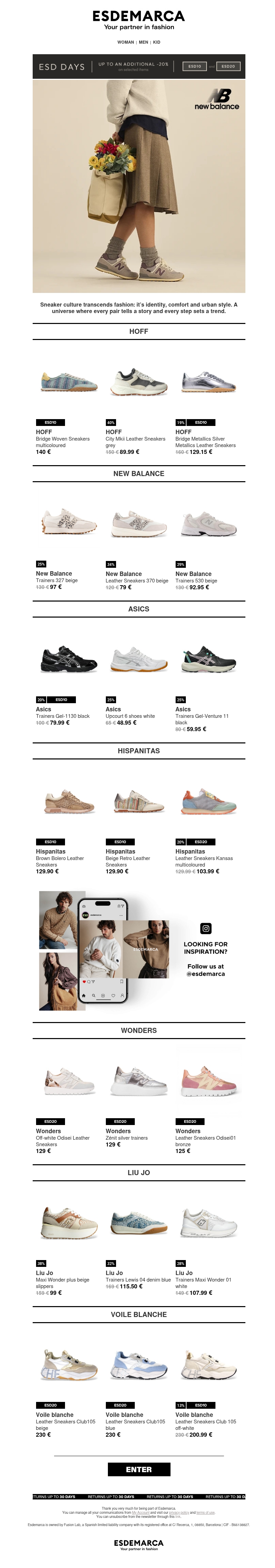 Discover our selection of sneakers Discover our selection of sneakers