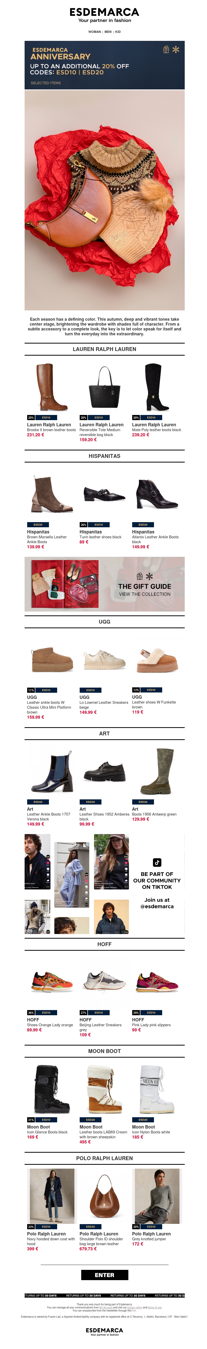 The Anniversary essentials with up to an extra -20% The Anniversary essentials with up to an extra -20%