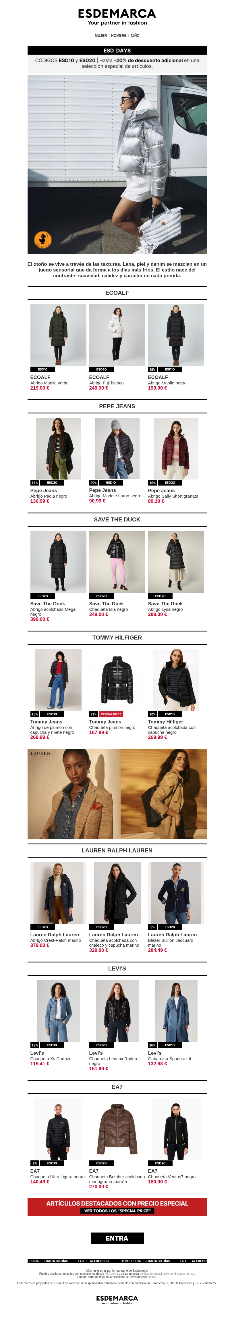 Tu nueva chaqueta favorita te espera con hasta -20% adicional Tu nueva chaqueta favorita te espera con hasta -20% adicional