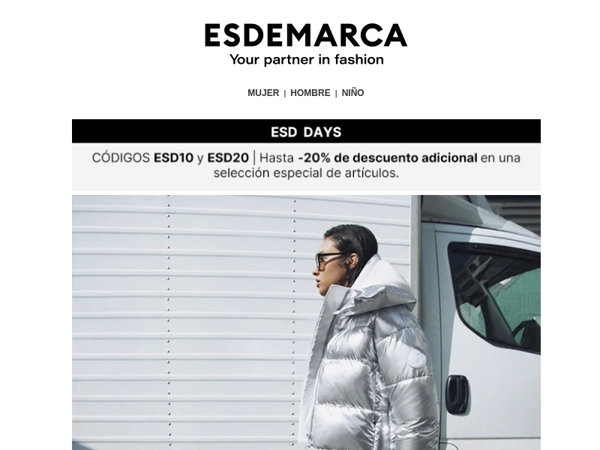 Tu nueva chaqueta favorita te espera con hasta -20% adicional