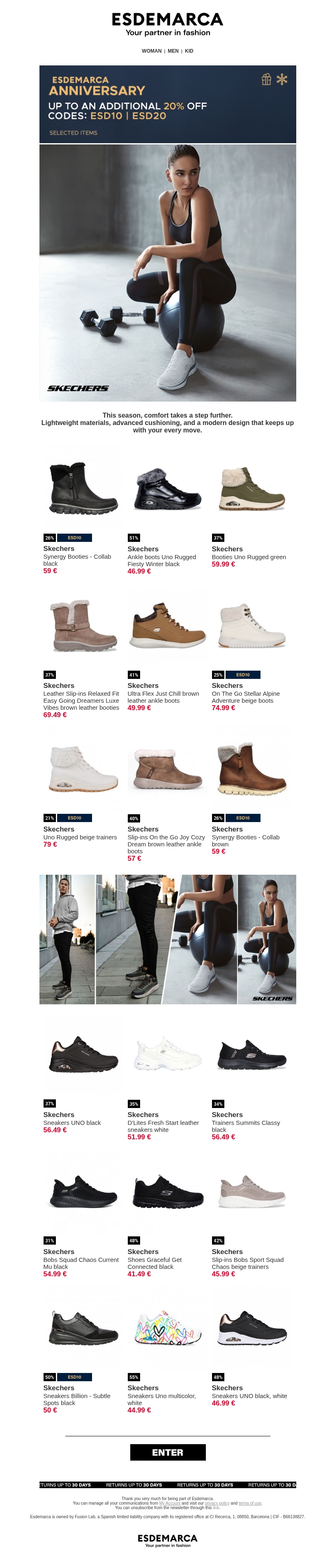 Skechers: comfort and design for every step Skechers: comfort and design for every step