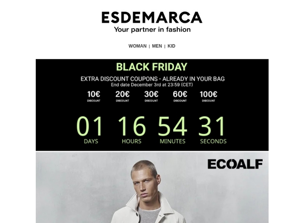 Last days to get your jacket with up to 100€ additional discount