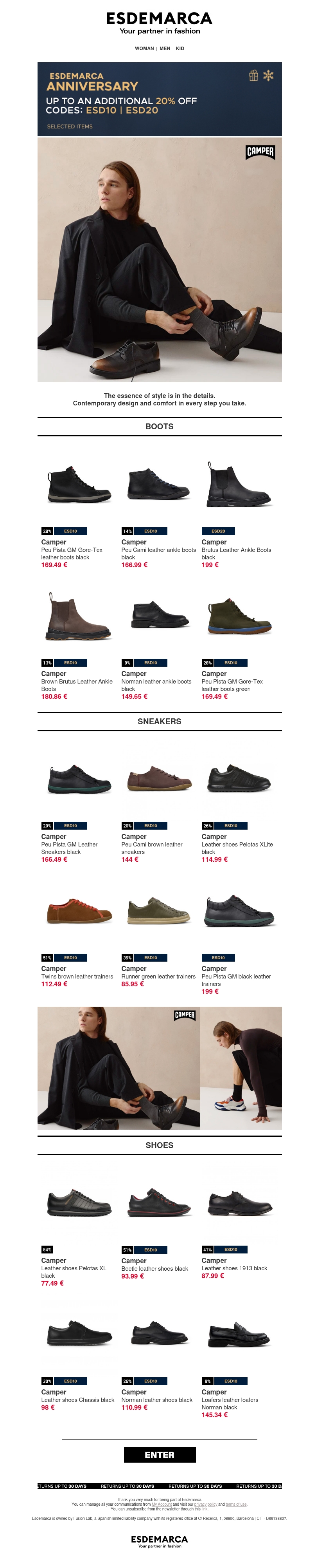 Camper: footwear designed to go with you every day Camper: footwear designed to go with you every day