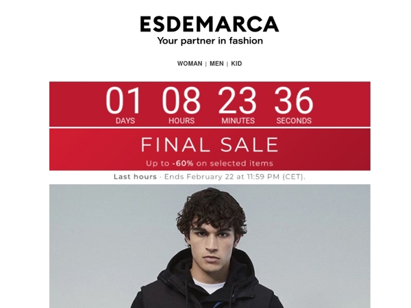 Discover jackets in the Final Sale