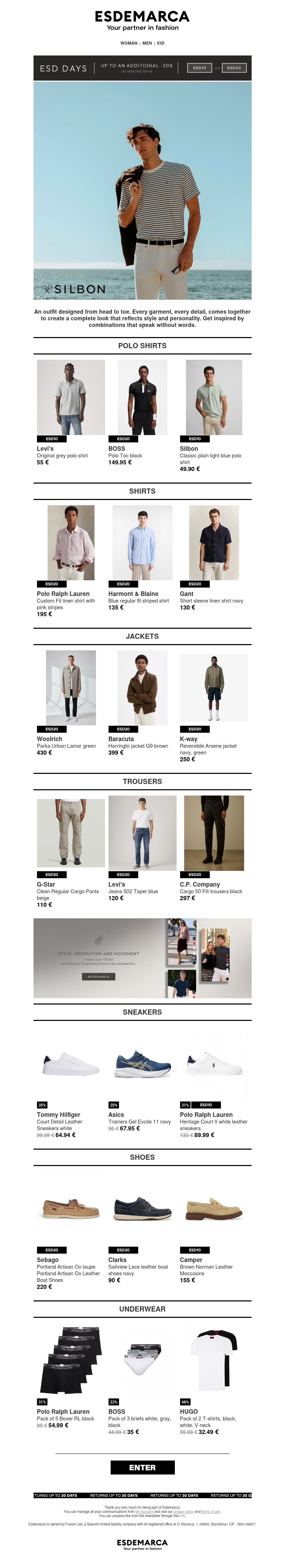 Mix and create your total look with ESD Days Mix and create your total look with ESD Days