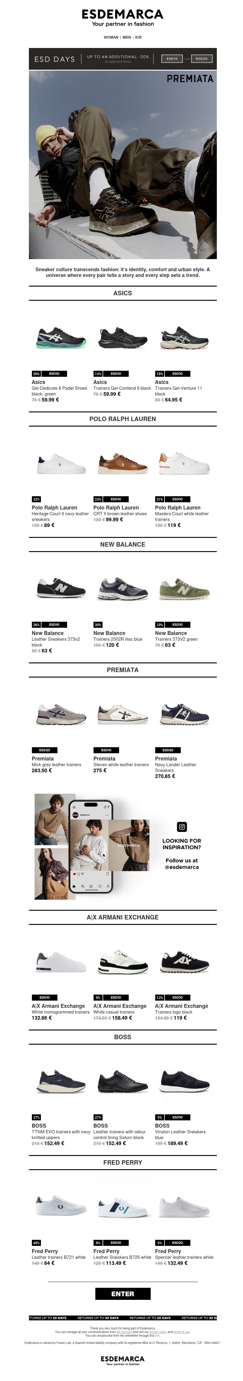 Discover our selection of sneakers Discover our selection of sneakers