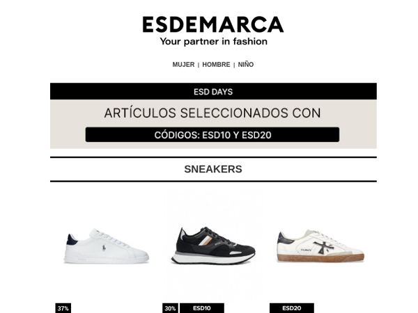 Encuentra tu calzado con hasta -20% adicional