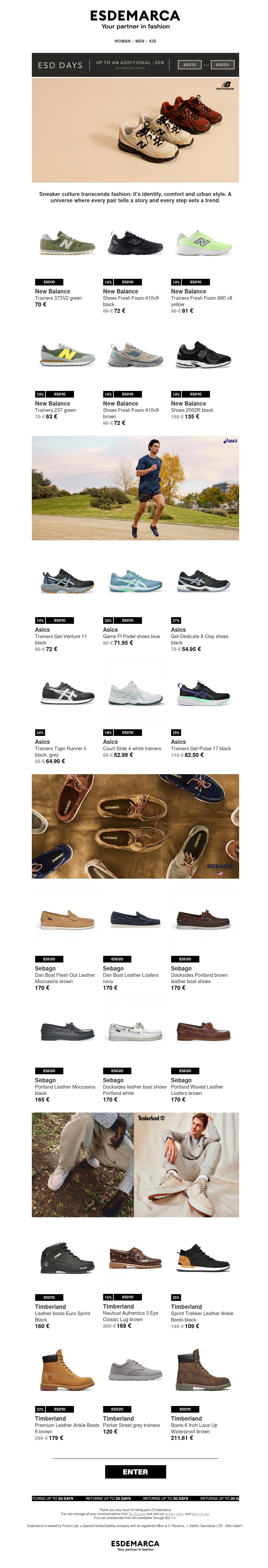 Must-have footwear selection Must-have footwear selection