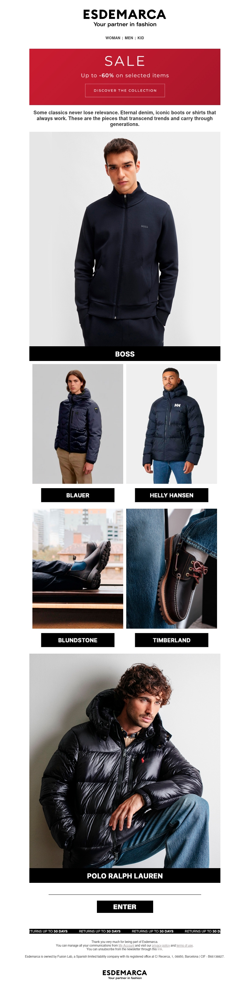 Your favorite brands in the Sale with up to -60% Your favorite brands in the Sale with up to -60%