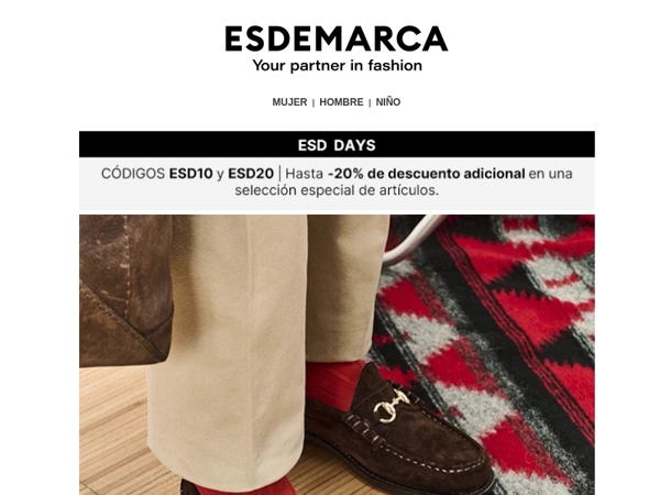 Renueva tu calzado en ESD Days con hasta -20%