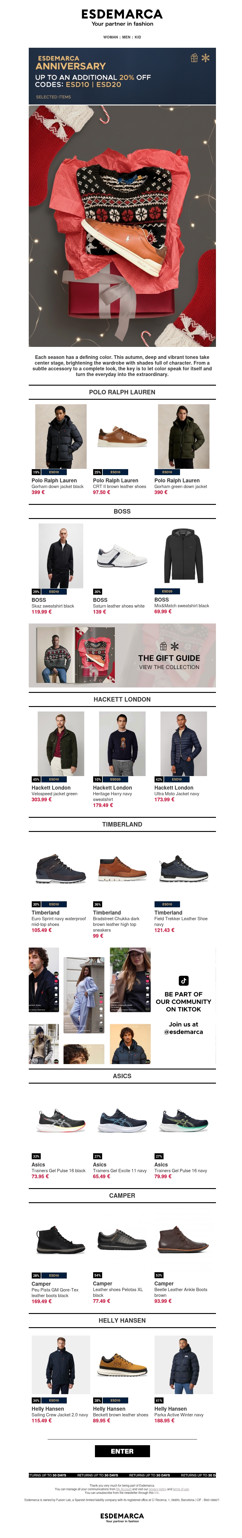 The Anniversary essentials with up to an extra -20% The Anniversary essentials with up to an extra -20%