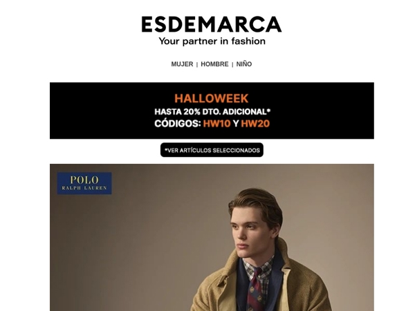 Abrígate con estilo con hasta -20% adicional en HALLOWEEK