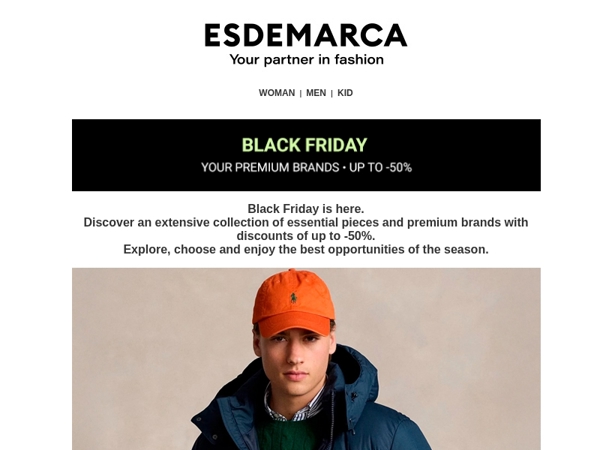 Black Friday has started: Up to -50% on your favorites