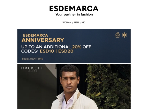 The excellence of Hackett London awaits you this season