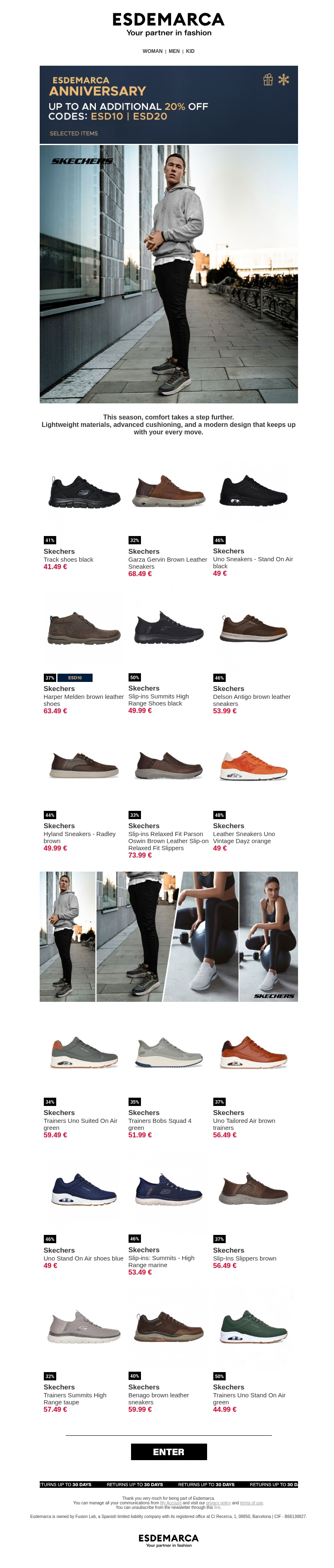 Skechers: comfort and design for every step Skechers: comfort and design for every step