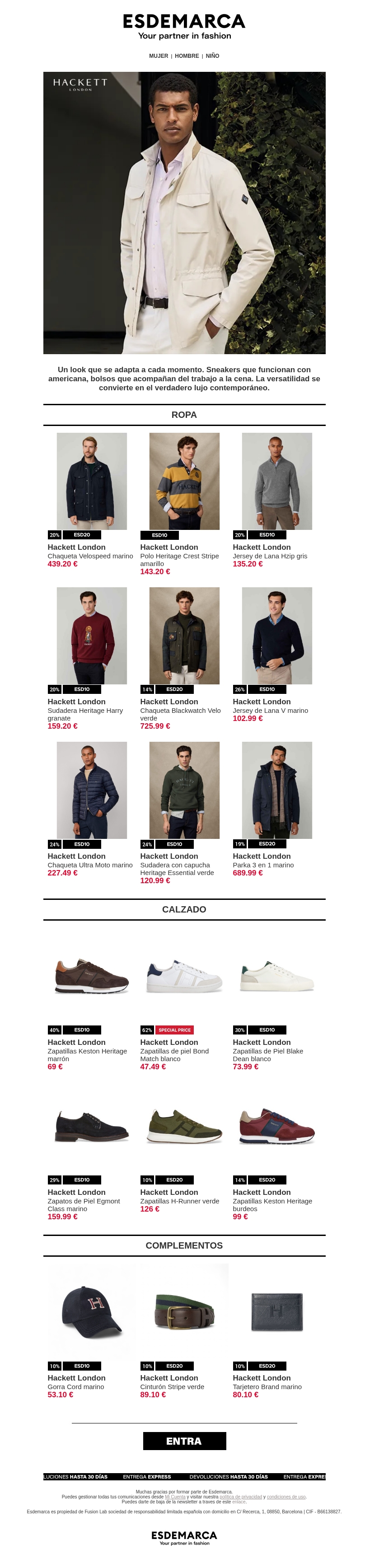 Hackett London: para quienes valoran la elegancia sin esfuerzo Hackett London: para quienes valoran la elegancia sin esfuerzo