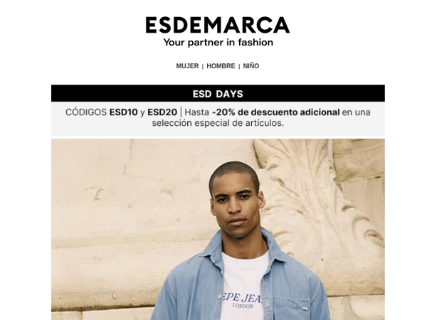 Pepe Jeans, Levi’s y Fred Perry: esencia urbana con hasta -20% adicional