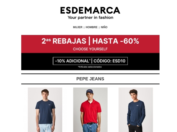 Lo mejor de Pepe Jeans y Tommy Hilfiger con hasta -60% 💥