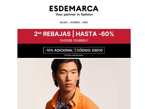Todo lo que buscas está aquí: 2as Rebajas hasta -60% y -10% adicional 😎