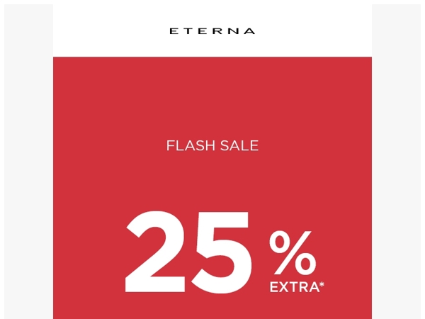⚡ Flash SALE: 24 uur, 25% EXTRA